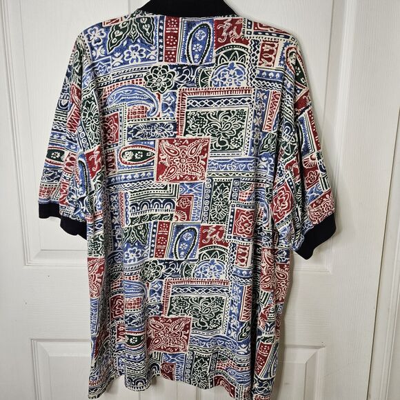 W.R. Gass Men's Polo Shirt Short Sleeve Size Large L Pre-Owned Multicolor Cotton - Picture 8 of 8